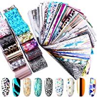 Duufin 200 Hojas Transferencia de Uñas Pegatinas Calcomanias Uñas de Arte para Uñas Decorativas